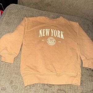 H&M Kids Tan New York Crewneck